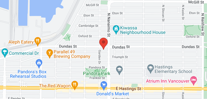map of 2330 DUNDAS STREET
